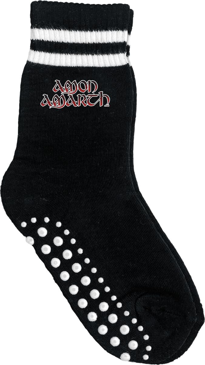 Amon Amarth Socken - Metal-Kids - Logo - EU15-18 bis EU31-34 - für Mädchen & Jungen - Größe EU 15-18 - schwarz  - Lizenziertes Merchandise! von Amon Amarth