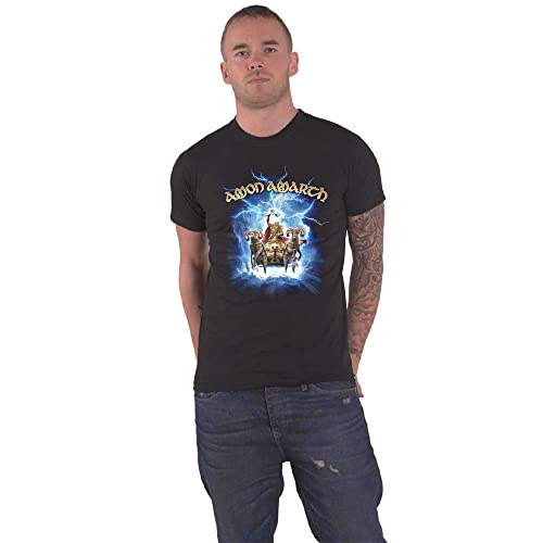 Amon Amarth T Shirt Crack The Sky Band Logo Nue offiziell Herren von Amon Amarth