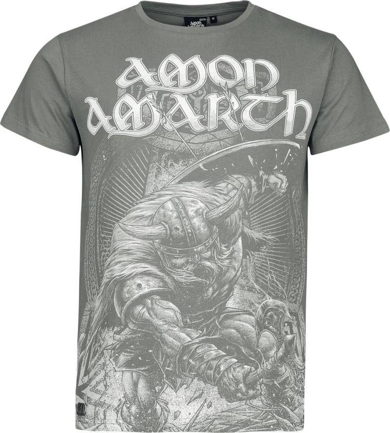 Amon Amarth T-Shirt - EMP Signature Collection - M bis 3XL - für Männer - Größe XL - grau  - EMP exklusives Merchandise! von Amon Amarth