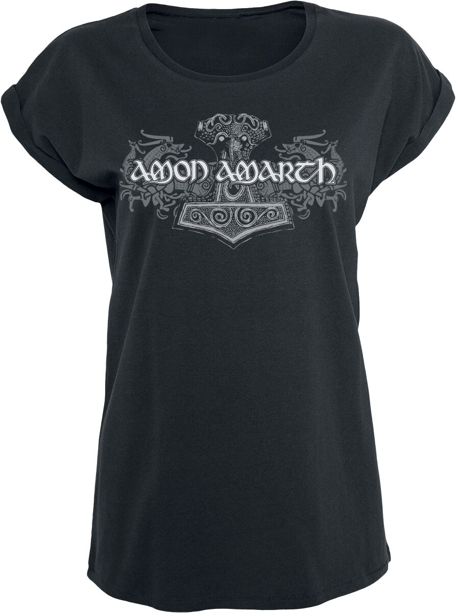 Amon Amarth T-Shirt - Viking Horses - XL bis 5XL - für Damen - Größe 3XL - schwarz  - Lizenziertes Merchandise! von Amon Amarth