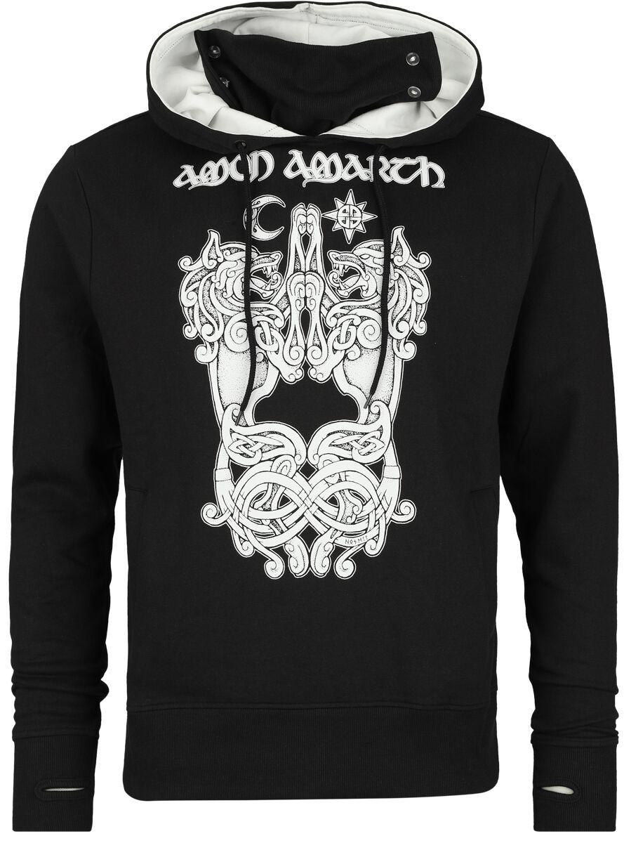 Amon Amarth Thorhammer Kapuzenpullover schwarz in M von Amon Amarth