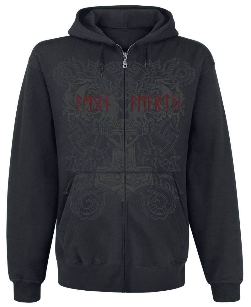Amon Amarth Viking Horde Kapuzenjacke schwarz in XL von Amon Amarth