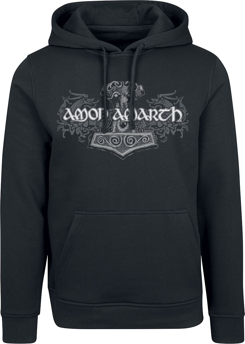 Amon Amarth Viking Horses Kapuzenpullover schwarz in L von Amon Amarth