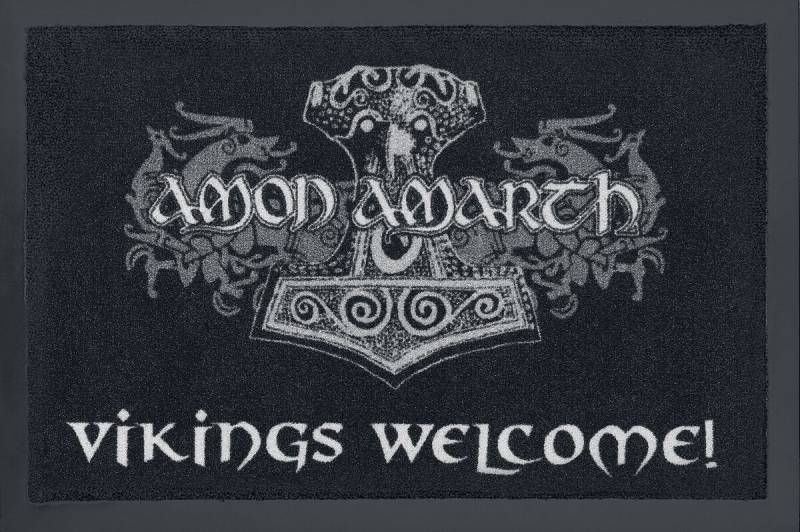 Amon Amarth Vikings Welcome! Fußmatte schwarz von Amon Amarth