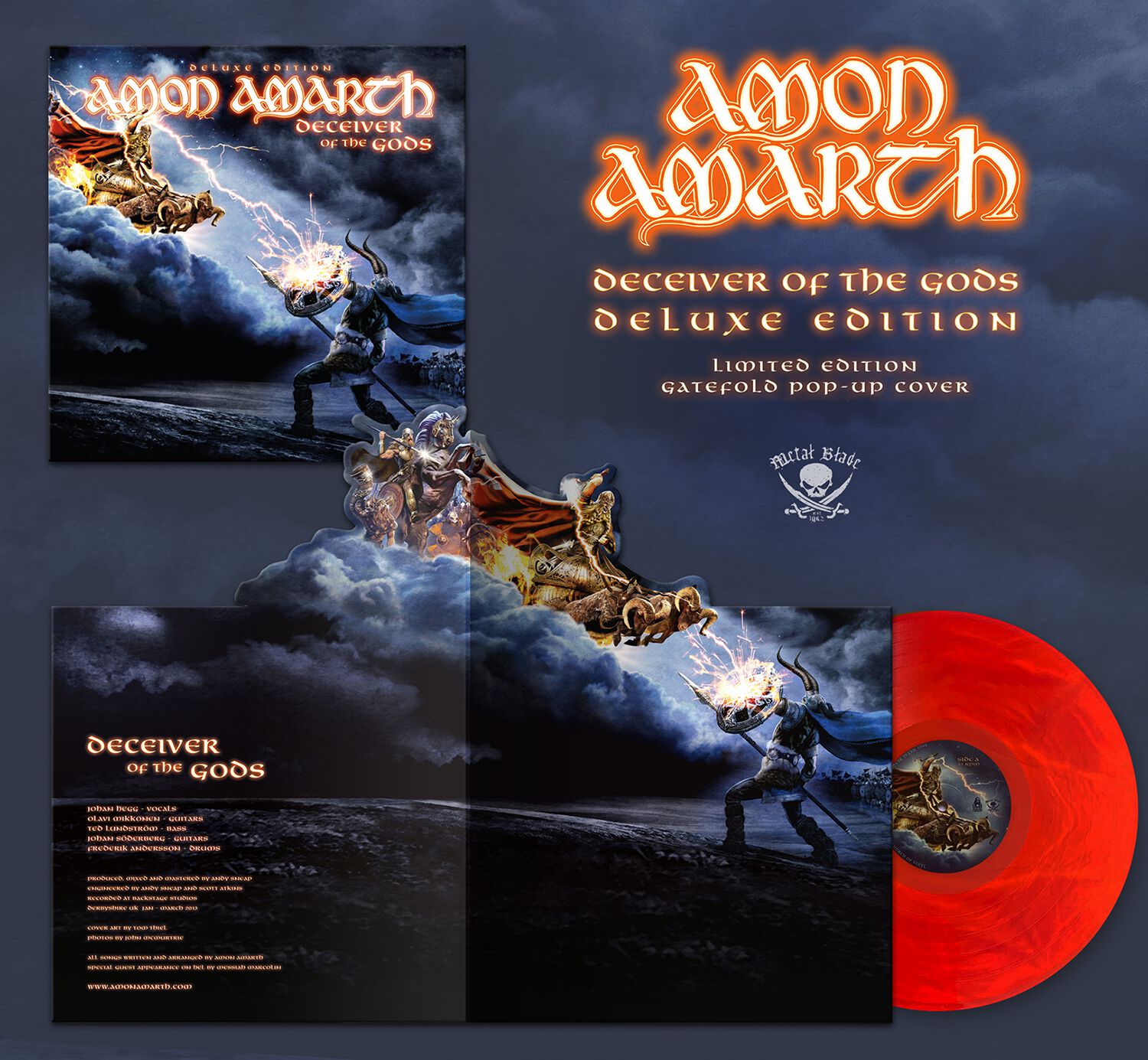 Deceiver of the gods von Amon Amarth - LP (Coloured, Limited Edition, Re-Release, Standard) von Amon Amarth