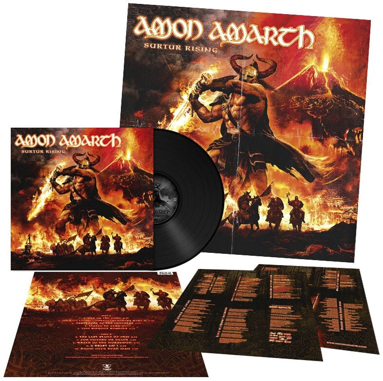 Surtur rising von Amon Amarth - LP (Re-Release, Standard) von Amon Amarth