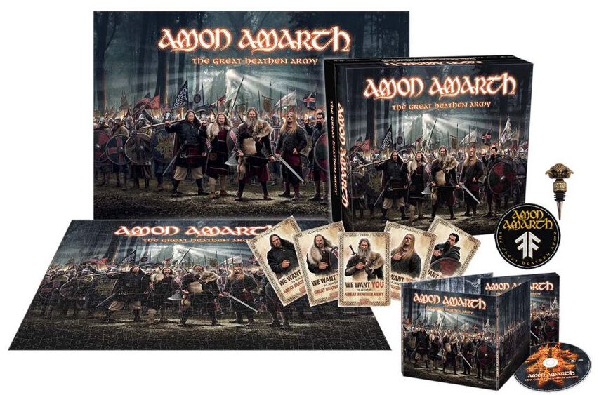 The great heathen army von Amon Amarth - CD (Boxset, Limited Edition) von Amon Amarth