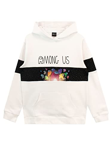 Among Us Jungen Kapuzenpullover Weiß 176 von Among Us