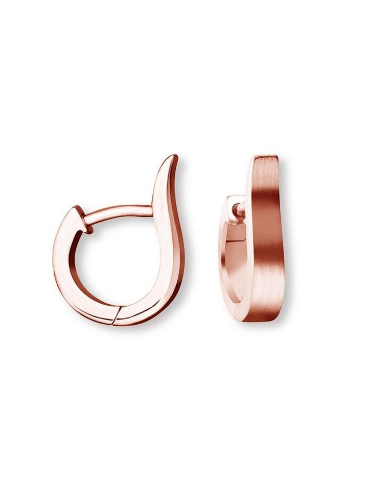 Amoonic Klappcreolen Klassische Creolen Silber 925 Ohrringe Klappcreolen Geschenk Damen (inkl. Schmucketui), Creolen in Silber, Gold oder Rosegold vergoldet Geschenk Freundin von Amoonic