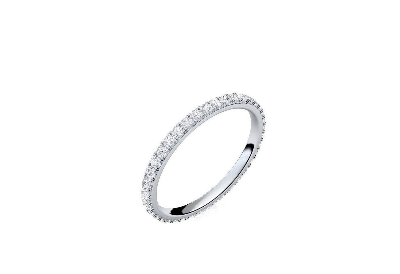 Amoonic Verlobungsring Damenring Silber 925 mit Zirkonia Silberring Geschenk Damen (inkl. Schmucketui) von Amoonic