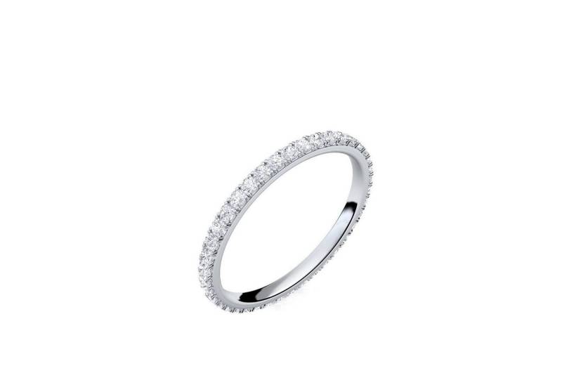 Amoonic Verlobungsring Damenring Silber 925 mit Zirkonia Silberring Geschenk Damen (inkl. Schmucketui) von Amoonic