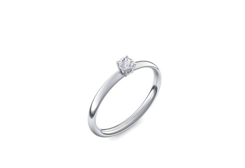 Amoonic Verlobungsring Damenring Silber 925 mit Zirkonia Silberring Geschenk Damen (inkl. Schmucketui) von Amoonic
