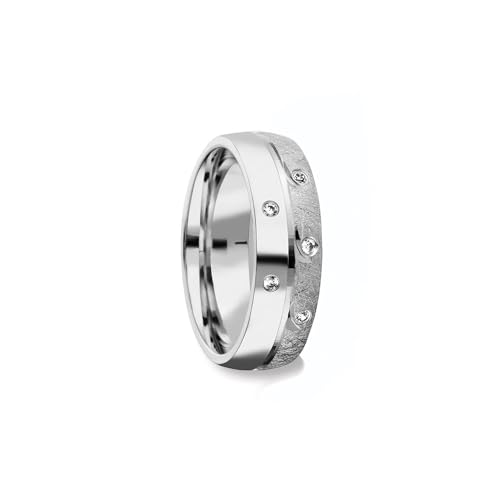 Verlobungsringe von AMOONIC mit Zirkonia Stein Ring Damenring LUXUSETUI für Damen Frauen Silberring Silber 925 Diamant Ehering Trauring Freundschaftsring FF383SS925ZIFA60 von Amoonìc