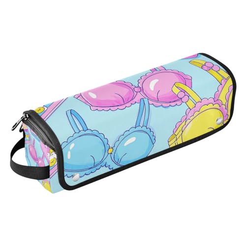 2-in-1-Haar-Werkzeug-Organizer mit Eisenmatte, große Glätteisen, Reiseetui für Glätteisen, Lockenstäbe, niedliche Cartoon-Unterwäsche, Reiseutensilien für Frauen von Amooorous