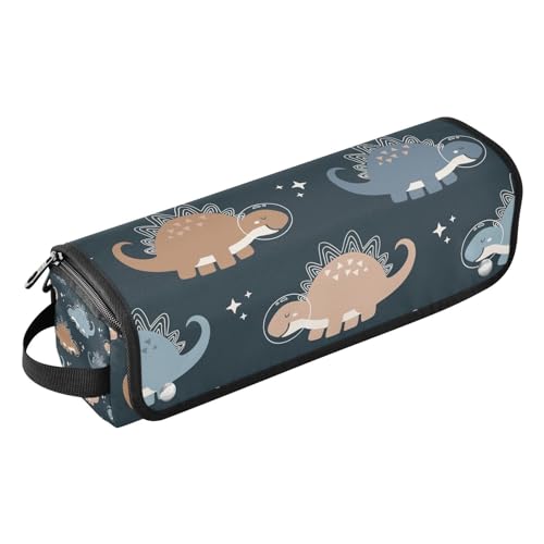 2-in-1-Haar-Werkzeug-Organizer mit Eisenmatte, staubdicht, Reise-Glätteisen-Tasche für Glätteisen, heiße Werkzeuge und Haarpflege-Zubehör, Cartoon-Dinosaurier-Reisetasche für Haarwerkzeuge, Bunte von Amooorous