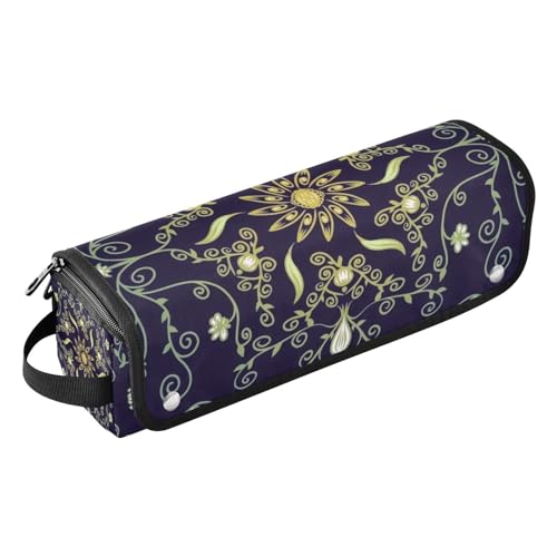 2-in-1 Lockenstab Reiseetui und hitzebeständige Matte, große Kapazität, Glätteisen, Organizer für Lockenstab Glätteisen, flacher Haartrockner, buntes Bohemian-Muster, Reisezubehör, Buntes von Amooorous