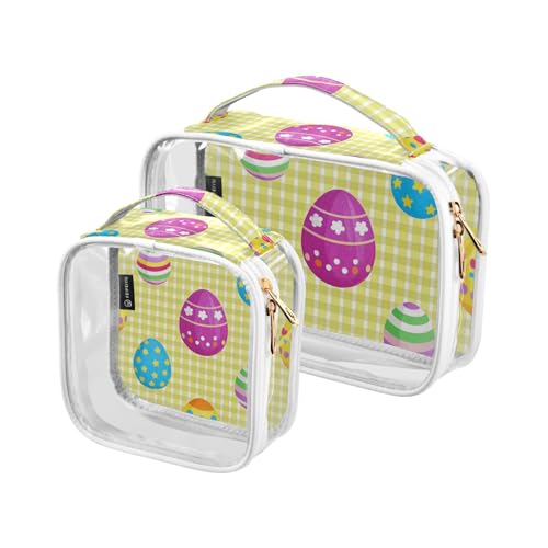 Amooorous 2 Pack Ostern Plaid Eier Kariert Klar Dekorative Männer Kulturbeutel TSA genehmigt transparent kleine Make-up Tasche Flughafen Flughafen Konform Bolsa de maquillaje, Plaid ostereier, Plaid Amooorous 2 Pack Ostern Plaid Eier Kariert Klar Dekorative Männer Kulturbeutel TSA genehmigt transparent kleine Make-up Tasche Flughafen Flughafen Konform Bolsa de maquillaje, Plaid ostereier, Plaid von Amooorous