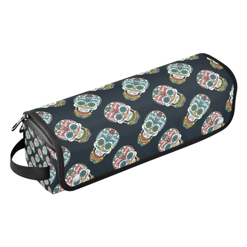 Amooorous 2-in-1 Lockenstab Reiseetui mit abnehmbarer hitzebeständiger Matte, Tragetasche, flacher Lockenstab, wasserdichter Organizer für Glätteisen, Glätteisen, Lockenstäbe, schwarzes von Amooorous