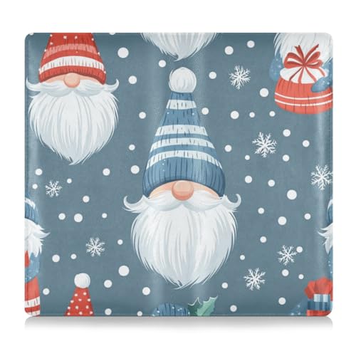 Amooorous American Cartoon Cute Christmas Zwerg Premium Leder Auto Registrierung und Versicherung Halter Handschuhfach Organisieren für Dokumente, Karten, Führerschein Amooorous American Cartoon Cute Christmas Zwerg Premium Leder Auto Registrierung und Versicherung Halter Handschuhfach Organisieren für Dokumente, Karten, Führerschein von Amooorous