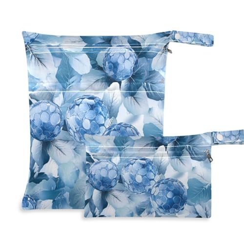 Amooorous Blaue wasserdichte kleine Trockentaschen, Motiv: Merry Christmas, 2 Stück, Reiseutensilien zum Fliegen, mit Griffen, für Strand, Reisen Amooorous Blaue wasserdichte kleine Trockentaschen, Motiv: Merry Christmas, 2 Stück, Reiseutensilien zum Fliegen, mit Griffen, für Strand, Reisen von Amooorous