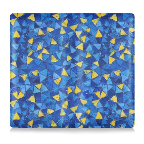 Amooorous Blaues und gelbes Ölgemälde-Sinn-Dreiecks-PU-Leder-Toursuit-Autoschein- und Versicherungskartenhalter, unverzichtbare Brieftasche für Dokumente, Karten, Führerschein, Blaues und gelbes Amooorous Blaues und gelbes Ölgemälde-Sinn-Dreiecks-PU-Leder-Toursuit-Autoschein- und Versicherungskartenhalter, unverzichtbare Brieftasche für Dokumente, Karten, Führerschein, Blaues und gelbes von Amooorous