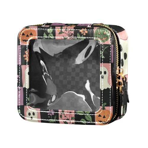 Amooorous Bunte Halloween-Party-Make-up-Tasche, Reisetasche, für Toilettenartikel, Nagellack, Organizer-Tasche für Reisen, Bunte Halloween-Party, 1 size von Amooorous
