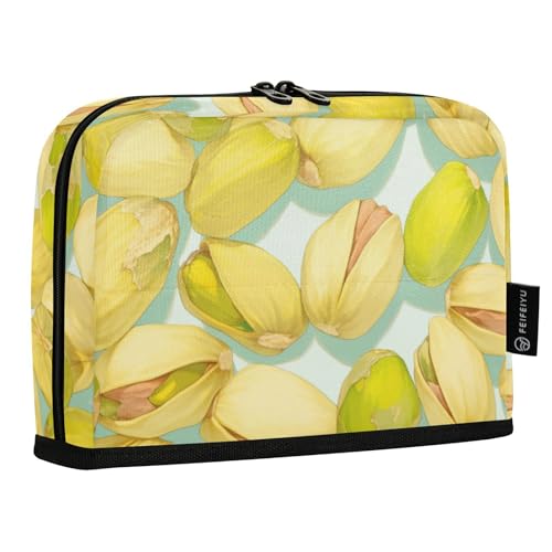 Amooorous Federmäppchen mit Cartoon-Pistazien-Nussmotiv, großes Fassungsvermögen, Federmäppchen mit Fach, Mehrzwecktasche für Jungen, Schule, Must Haves Cartucheras escolares para lapices de ninas von Amooorous