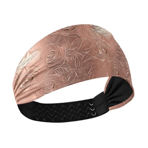 Amooorous Feuchtigkeitsableitendes Lauf-Stirnband für Damen, dehnbare Schweißbänder für den Kopf zum Waschen des Gesichts, Fitnessstudio, Wandern, Bandas para el cabello von Amooorous