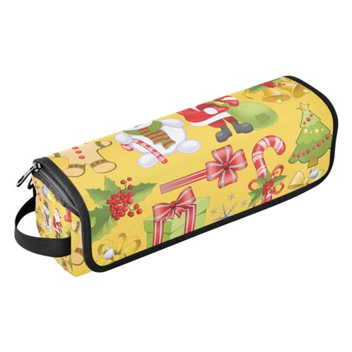 Amooorous Haar-Werkzeug-Reisetasche und hitzebeständige Matte, große Kapazität, Glätteisen, Organizer für Glätteisen, Lockenstäbe, Weihnachtsreisetasche für Haarwerkzeuge, Feiern Sie Weihnachten, 1 von Amooorous