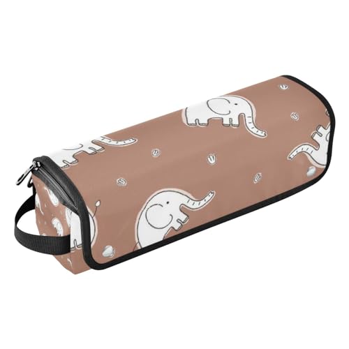 Amooorous Haarwerkzeug-Reisetasche mit Eisenmatte, Tragetasche, flacher Lockenstab, wasserdichter Organizer für heiße Werkzeuge, Lockenstab und Glätteisen, Haarvolumizer, Cartoon, niedlicher weißer von Amooorous