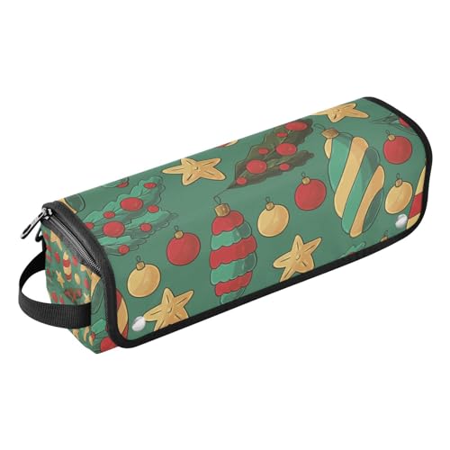 Amooorous Haarwerkzeug-Reisetasche und hitzebeständige Matte, große Kapazität, Glätteisen, Organizer für Glätteisen, Lockenstäbe, Weihnachten, tragbare Reiseutensilien, Weihnachten Merry Christmas, 1 von Amooorous