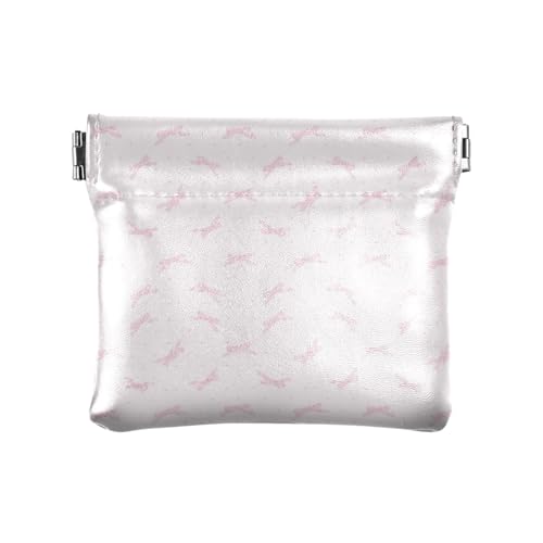 Amooorous Haruhi Kleine Geldbörse aus Leder mit süßer Pfirsichschleife für Damen, Mädchen, ausgefallene Mini-Make-up-Tasche für Damen und Mädchen, Haruhi süße Pfirsichschleife, 1 size von Amooorous