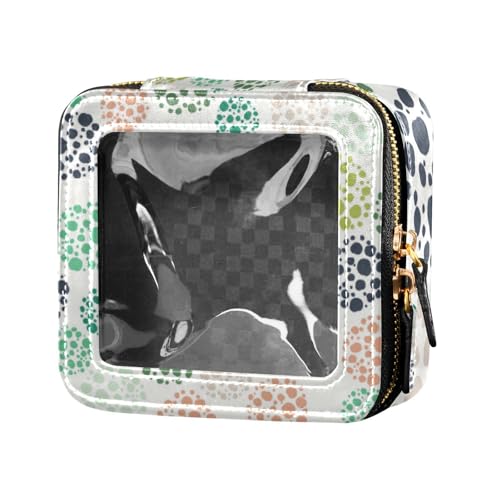 Amooorous Kosmetiktasche mit buntem Design, Ostereier, transparent, kleine Reisetaschen für Toilettenartikel, Reise-Kosmetiktasche für Damen, Bunte Ostereier, 1 size von Amooorous