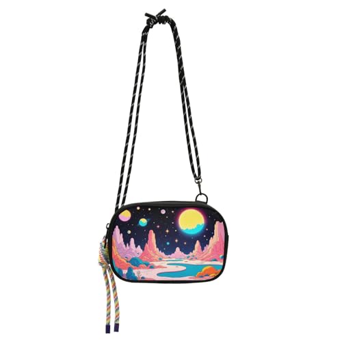 Amooorous Planet Magic Scene Side Bag Crossbody Women Beauty with Adjustable Strap Shoulder Bag Go shopping bolsos pequenos para mujer von Amooorous
