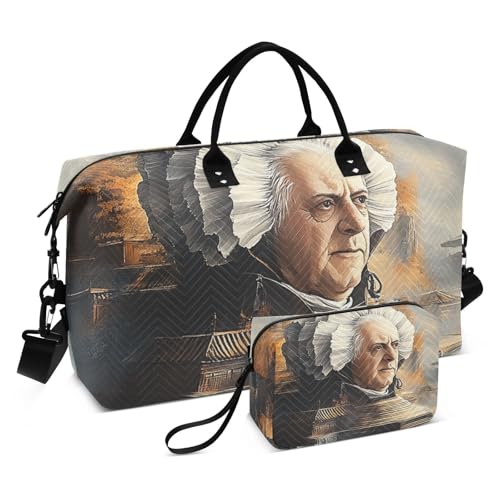 Artistic Sense Is Funny Seesack Übernachtungstasche, Fitnessstudio, Sport, mit verstellbarem Riemen für Trekking, multifunktional, Künstlerischer Sinn ist lustig, 1 size von Amooorous