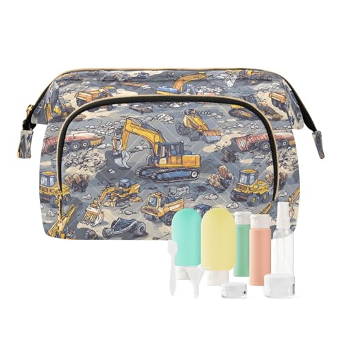 Bauwagen Make-up-Taschen wesentliche kosmetische Make-up Taschen Schmuck für Kartenetui Geld Veranstalter von Amooorous