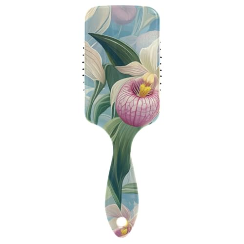 Beauty Spring Haarbürste für Herren, Kopfhautmassage für dickes Haar, mit ergonomischem Griff, Violett Beauty Spring Haarbürste für Herren, Kopfhautmassage für dickes Haar, mit ergonomischem Griff, Violett von Amooorous