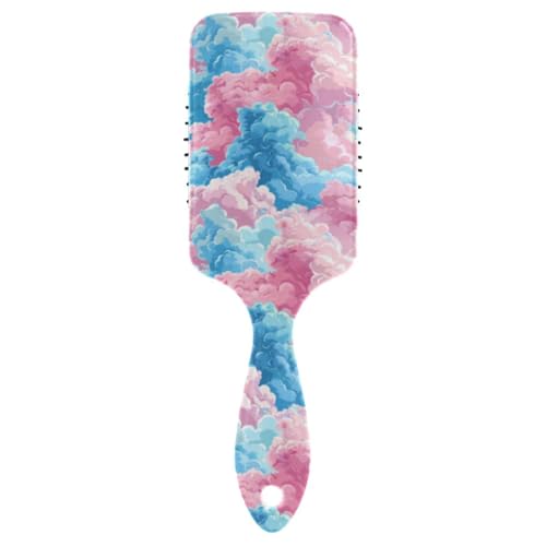 Blush and Blue Clouds Like Cotton Candy. Sanfte Bürsten für Männer, Massagebürste für langes Haar mit ergonomischem Griff, Cepillo Anti-Frizz para cabello Blush and Blue Clouds Like Cotton Candy. Sanfte Bürsten für Männer, Massagebürste für langes Haar mit ergonomischem Griff, Cepillo Anti-Frizz para cabello von Amooorous