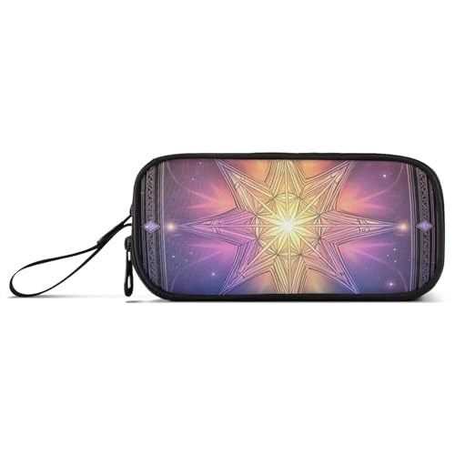 Böhmisches Tarot-Astrologie-Federmäppchen aus Nylon, hohe Kapazität, Federmäppchen für Teenager, Mädchen, Schule, Schreibwaren für adrette Schule, Teenager von Amooorous