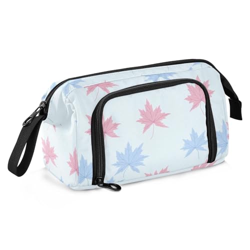 Boho Simple Style Maples Pencil Bags Large Capacity Bag with Compartment Lightweight Pencil Case with Compartments for Women College Boho Simple Style Maples Pencil Bags Large Capacity Bag with Compartment Lightweight Pencil Case with Compartments for Women College von Amooorous