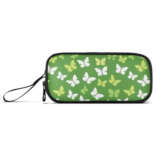 Butterflies St Nylon-Federmäppchen für die Schule, großes Fassungsvermögen, Schreibwaren für Mittelschule und Kinder von Amooorous