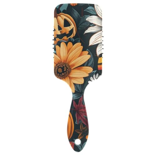 Cartoon-Bürsten für Herren, niedlich, gelb, Halloween-Kürbis, antistatisch, Kopfmassagegerät, Kopfhaut für feines Haar, mit ergonomischem Griff, Cepillo Anti-Frizz para cabello Cartoon-Bürsten für Herren, niedlich, gelb, Halloween-Kürbis, antistatisch, Kopfmassagegerät, Kopfhaut für feines Haar, mit ergonomischem Griff, Cepillo Anti-Frizz para cabello von Amooorous