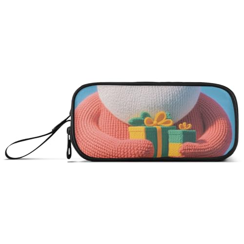 Cartoon Cute Red Merry Christmas Santa Claus Nylon Große Bleistifttasche für Jungen Große Kapazität Federmäppchen mit Fächern Schreibwaren für Mittelschule Erwachsene Cartoon Cute Red Merry Christmas Santa Claus Nylon Große Bleistifttasche für Jungen Große Kapazität Federmäppchen mit Fächern Schreibwaren für Mittelschule Erwachsene von Amooorous