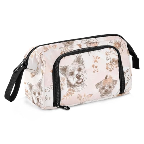 Cartoon Cute Rose Gold Dog Pencil Cases Large Capacity Slim Pencil Case with Compartment Pencil Cases for School for Preppy College Cartoon Cute Rose Gold Dog Pencil Cases Large Capacity Slim Pencil Case with Compartment Pencil Cases for School for Preppy College von Amooorous
