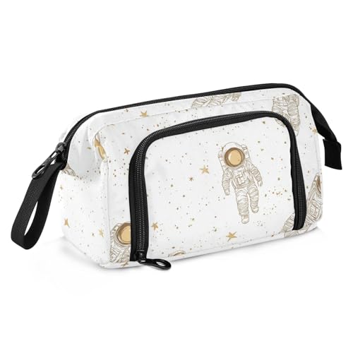 Cartoon Cute White Astronaut Planet Pen Case Large Capacity Pencil Holder Case Portable Pencil Cases for School for Man Middle School Cartoon Cute White Astronaut Planet Pen Case Large Capacity Pencil Holder Case Portable Pencil Cases for School for Man Middle School von Amooorous