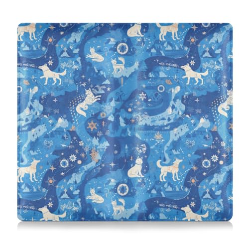 Cartoon Cute White Dog Leather Registration and Insurance Card Holder Automobile Wallet Case Organizer for Documents, Cards, License von Amooorous