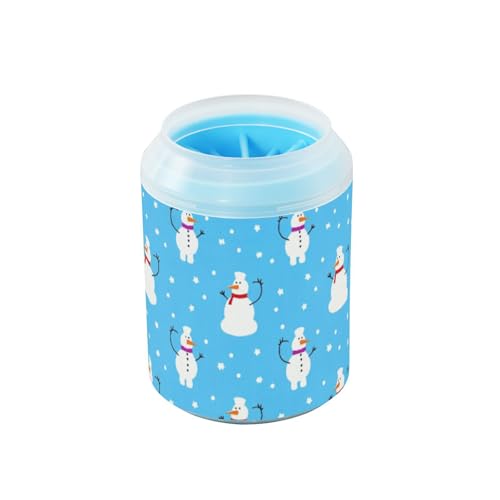 Cartoon Cute White Merry Christmas Snowman Portable Dog Foot Cleaner Cup with Soft Silicone Brush Feet Cleaning Machine for Small & Medium Dogs limpiador de patas para perros Cartoon Cute White Merry Christmas Snowman Portable Dog Foot Cleaner Cup with Soft Silicone Brush Feet Cleaning Machine for Small & Medium Dogs limpiador de patas para perros von Amooorous