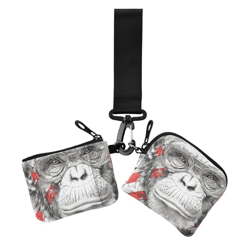 Cartoon Monkey 4. Juli Unabhängigkeitstag Damen Dual Geldbörsen Visitenkartenetuis Kompakte Größe Reißverschluss Handgelenktasche mit Handgelenkschlaufe für Damen 2 Stück, Cartoon Affe 4. Juli Cartoon Monkey 4. Juli Unabhängigkeitstag Damen Dual Geldbörsen Visitenkartenetuis Kompakte Größe Reißverschluss Handgelenktasche mit Handgelenkschlaufe für Damen 2 Stück, Cartoon Affe 4. Juli von Amooorous