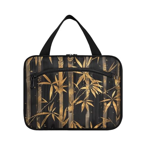 Chinesische Kosmetiktasche zum Aufhängen für Damen, mit Haken, multifunktional, für Erwachsene, Badezimmer, Schwarz und Gold, Größe L Chinesische Kosmetiktasche zum Aufhängen für Damen, mit Haken, multifunktional, für Erwachsene, Badezimmer, Schwarz und Gold, Größe L von Amooorous