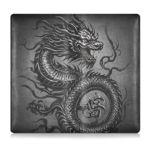 Chinesischer Drache Blau-Grau, PU-Leder, Auto-Registrierungs- und Versicherungshalter, Auto-Brieftaschen-Organizer für Führerschein, Karten und wichtige Dokumente Chinesischer Drache Blau-Grau, PU-Leder, Auto-Registrierungs- und Versicherungshalter, Auto-Brieftaschen-Organizer für Führerschein, Karten und wichtige Dokumente von Amooorous
